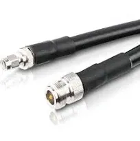 RAIGEN-400 N Type Female to RP-SMA Male - Helium Miner Cable Low Loss (10ft)