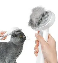 aumuca Cat Brush with Release Button, Cat Brushes for Indoor Cats Shedding, C...