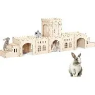 Extra Large Rabbit Castle Hideout Bunny House