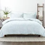 Home Collection Premium Ultra Soft Puffed Rugged Stripes Duvet Cover Set