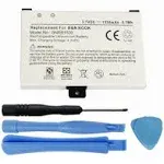 Replacement 1530mAh BNRZ1000, 9BS11GTFF10B3, BNRB454261, BNRB1530 Battery for Barnes & Noble Nook 1st Edition, Nook Classic, BNRV100, BNRZ100 Digital eReader with Installation Tools