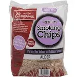  All Natural Extra Fine Alder Bbq Wood Chips - 260 Cu. In. Bag, Approx 1