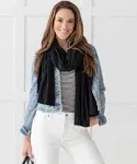 Zestt Organics The Dreamsoft Travel Scarf - Black