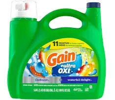 Gain Ultra Oxi Boost Liquid Laundry Detergent Waterfall Delight