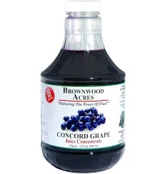 Concord Grape Juice Concentrate &#034;Cold Filled&#034; 1 QUART, 32 Day Supply