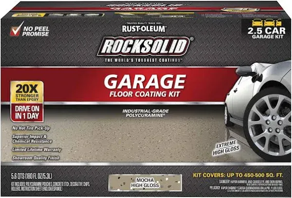 Rust- Oleum Rock Solid Garage Floor Coating Kit