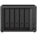 Synology DiskStation DS1522+ NAS Server with Ryzen 2.6GHz CPU, 32GB Memory, 20TB HDD Storage, 1TB M.2 NVMe Ssd, 4 x 1GbE LAN Ports, DSM Operating.