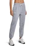 Under Armour Women's Icon Fleece Joggers, XS, Mod Gray Light Heather