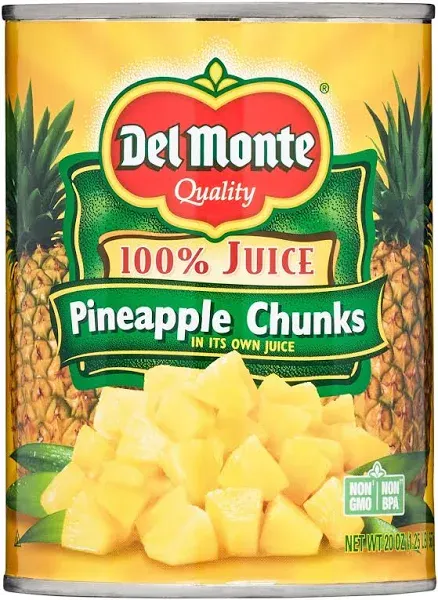 Del Monte Pineapple Chunks In Juice