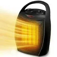 Auseo Small Space Heater for Indoor Use, Electric Ceramic Space Heater, Portable