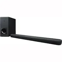 Yamaha Audio Yas-209BL Sound Bar with Wireless Subwoofer, Built-in Bluetooth, and Alexa Voice Control