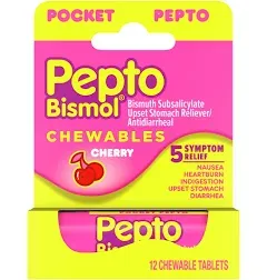 Pepto Bis Mol To-Go Chewable Tablets