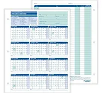 ComplyRight 2024-2025 Academic Attendance Calendar 8 1/2" x 11 A43005015