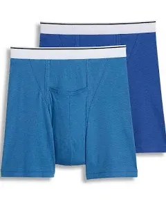 Jockey Men's Underwear Pouch 5" Boxer Brief - 2 Pack