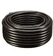 25 ft x 3/4: Dia. HydroMaxx® Black Flexible PVC Pipe for Koi Ponds, Irrigation and Water Gardens.