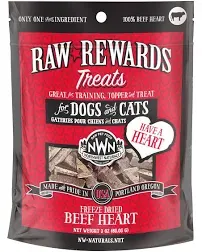 Northwest Naturals Freeze-Dried Treats, Beef Heart / 3 oz