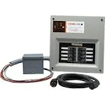 Generac 6853 Home Link Upgradeable 30 Amp Transfer Switch Kit with 10&#039; Cord and