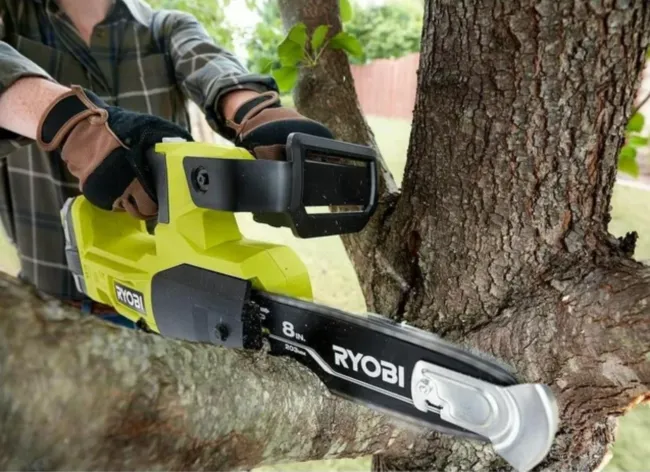 RYOBI 18V 8 in. Battery Pruning Chainsaw (Tool Only)