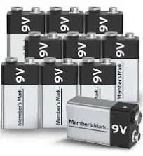 "Member's Mark Members Mark Alkaline 9V Batteries (10 Pack)"