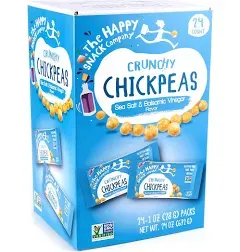 The Happy Snack Company Crunchy Chickpeas Variety Pack 24 x 1 oz. 5g Protein