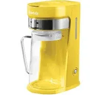 10-Cup Yellow Iced Tea and Coffee Maker with Glass Pitcher