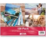 Better Office Products Glossy Photo Paper 5 x 7 inch 100 Sheets 200GSM 100-Count Pack