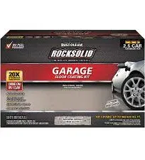 Rust-Oleum RockSolid 90 oz. Dark Gray Polycuramine 1 Car Garage Floor Kit 365190 - The Home Depot