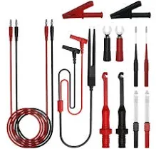 CZJZDZ 13pcs 4mm Banana PlugTest Leads Kit