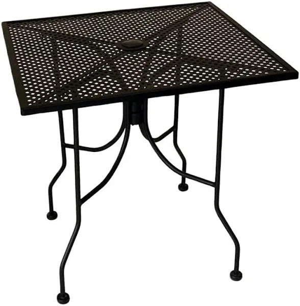 American Tables & Seating ALM3030 30" Square Outdoor Table w/ Umbrella Hole