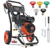 Vevor 3600 PSI Gas Pressure Washer 2.6 GPM with Copper Pump and 5 Quic