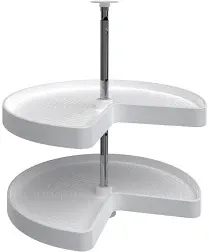 Rev-A-Shelf Lazy Susan Kidney Polymer 2-Shelf