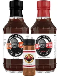 Judge Joe Brown BBQ Sauce &amp; Seasoning Bundle - All Natural, Gluten-Free, Perfect