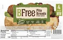 Bfree Gluten Free Stone Baked Pita Bread, 7.76 oz [3 Pack]