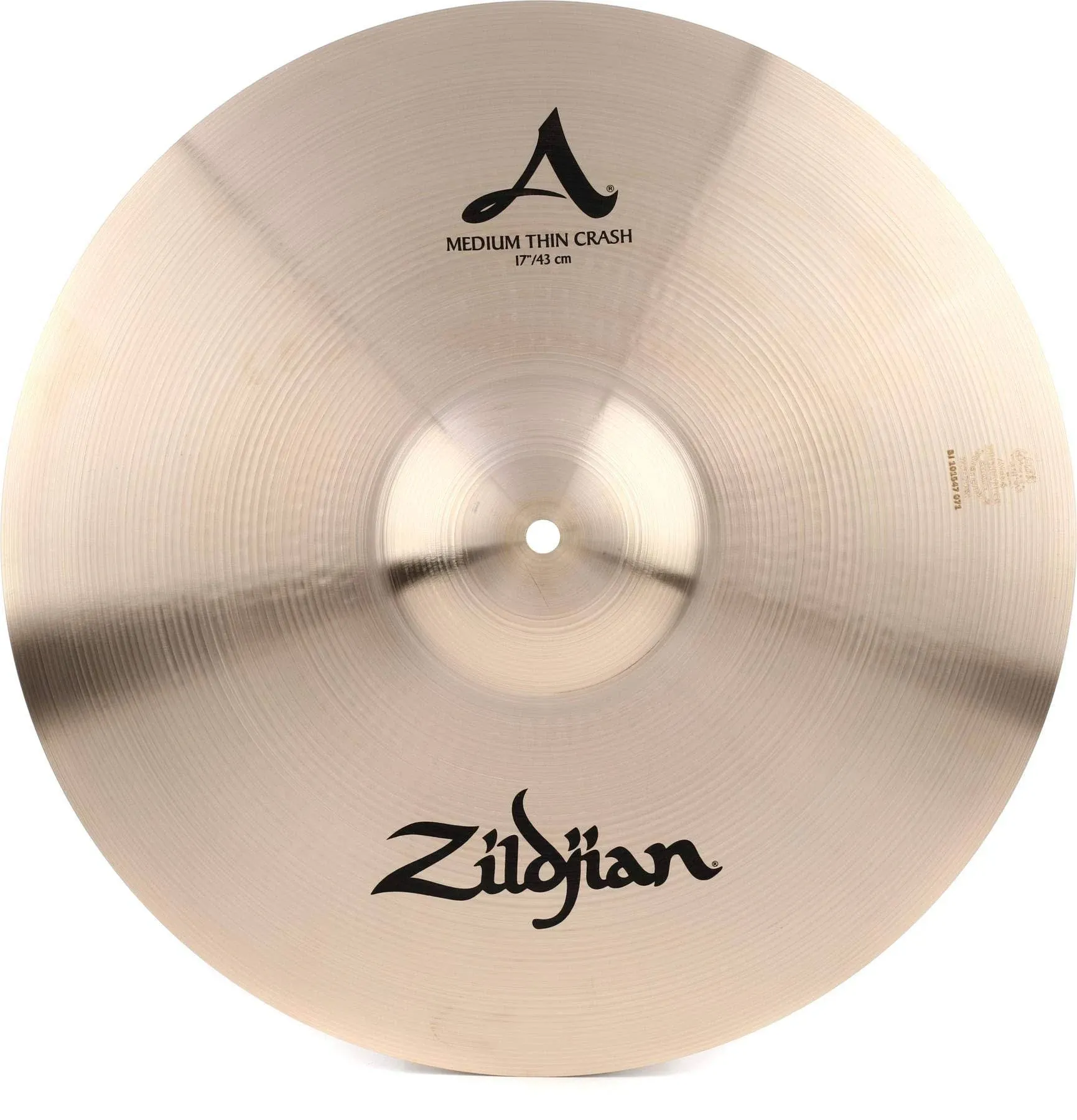 ZildJIAN A Series 17" Medium Thin Crash Cast Bronze Cymbal