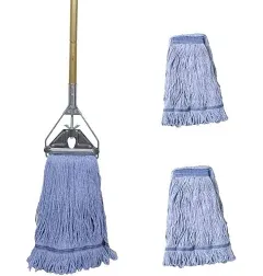 Loop-end String Wet Mop ,Heavy Duty Cotton Mop,Commercial Industrial Grade Mop f