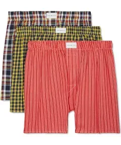 Tommy Hilfiger Cotton Classics 3-Pack Size S 28-30 Classic Fit Woven Boxers NEW