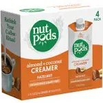 Nutpods Hazelnut Dairy-Free Creamer 4-Pack Unsweetened Whole30