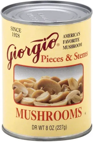 Giorgio Mushrooms Pieces Stems