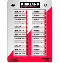 Kirkland Signature Alkaline AA Batteries 48-Count