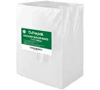 O2frepak 100 Sealer Bags with BPA Free and Puncture Prevention,Vacuum Seal Freezer Bags,Great for Sous Vide Vaccume