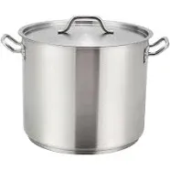 Winco - SST-60 - 60 qt Stainless Steel Stock Pot