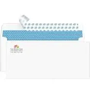 1000#10 Custom Printed Security Tinted Self-Seal Envelopes