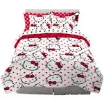 Hello Kitty &#034;Polka Dot&#034; Kids Full Bed Set &amp; Blanket-AB0C3D<wbr/>NW99H4, AB0C1LFJWG54