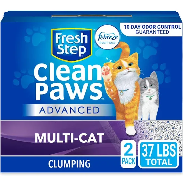 Fresh Step Advanced Clean Paws Clumping Cat Litter