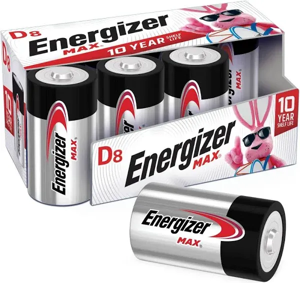 Energizer Max Alkaline D Batteries