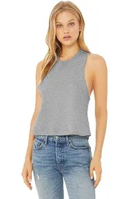 Bella + Canvas Women's Racerback Cropped Tank