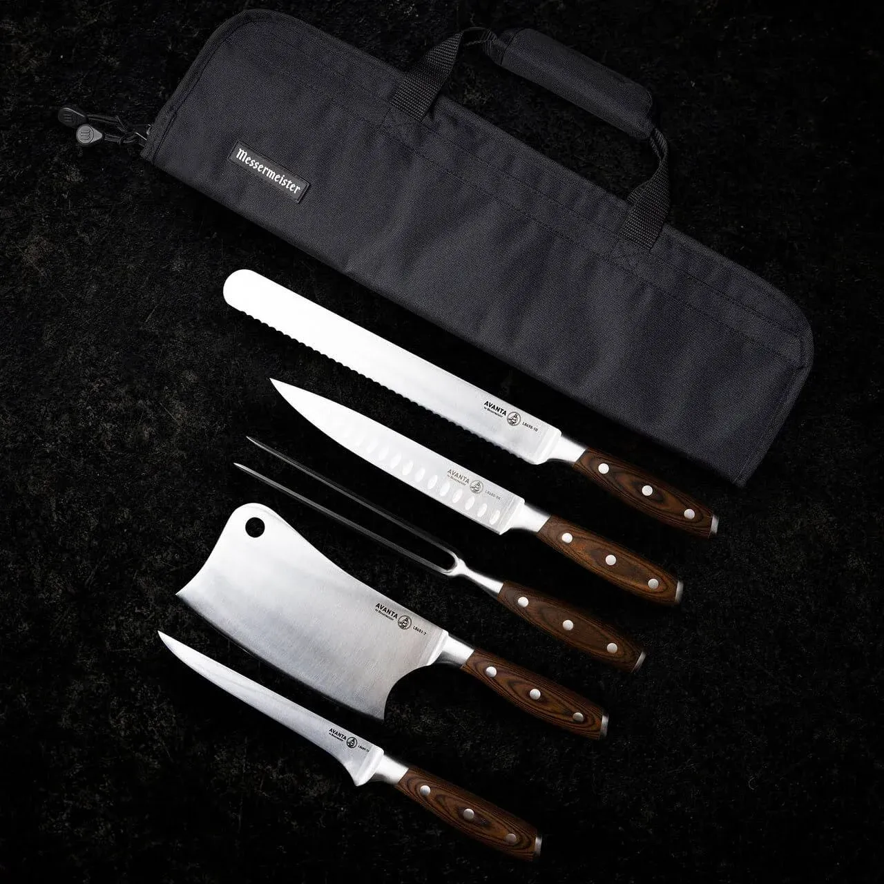 Messermeister Avanta Pro BBQ 5 Knife Set with Carrying Case