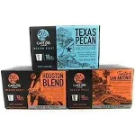 Cafe Ole Taste of Texas Gourmet Coffee K Cups Gift Assortment, 12ct. (36 Cups) Houston Blend, Texas Pecan, Taste of San Antonio