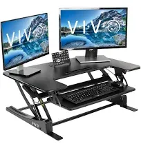 VIVO 36 Inch Height Adjustable Stand up Desk Converter, V Series, Quick Sit to S