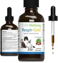 Pet Wellbeing Respir-Gold for Easy Breathing in Cats